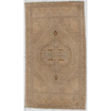 Vintage One-of-a-Kind Rectangle 1'9" X 3'2" Hand Knotted Area Rug