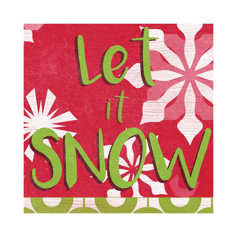 Let's Get Jolly Collection A by June Erica Vess - Wrapped Canvas Print, 66.04 cm H x 66.04 cm W