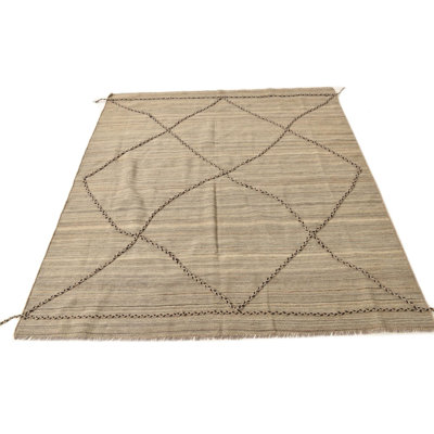 Square Iraheta Light Brown Rug