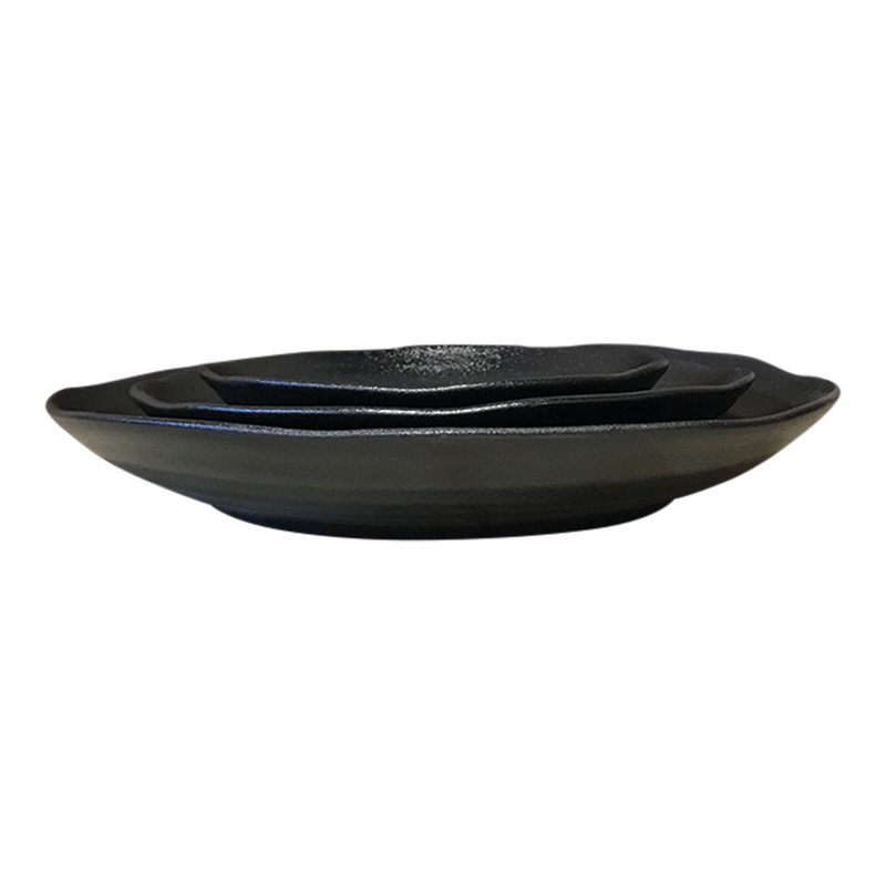 Service de table 3 pièces, service pour 4 Ebony