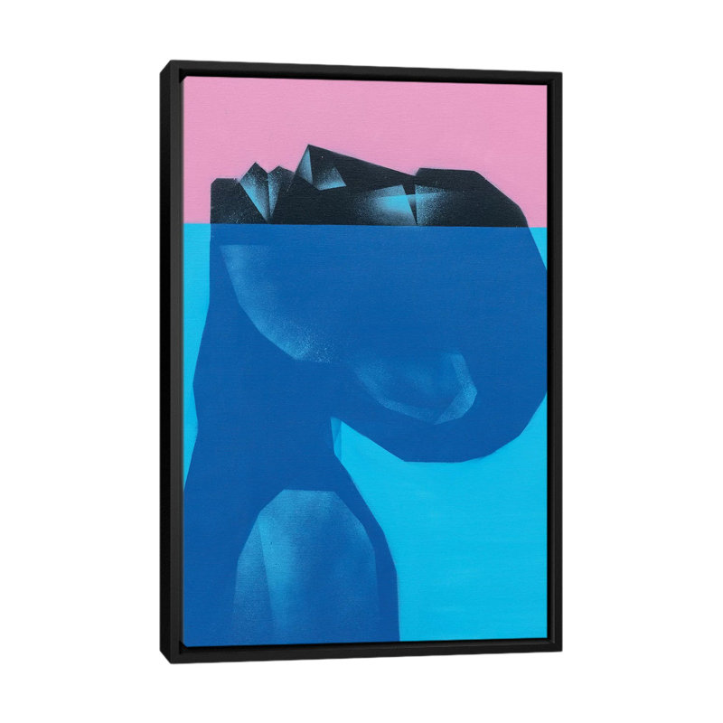 Peace In Water by VCalvento - Print on Canvas, Black Framed, 101.6 cm H x 66.04 cm W