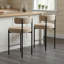 Tabouret de comptoir rembourré 24 po Najira-1477308004-1477308002-1484025977