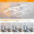 4-Light LED Flush Mount Light-895284901