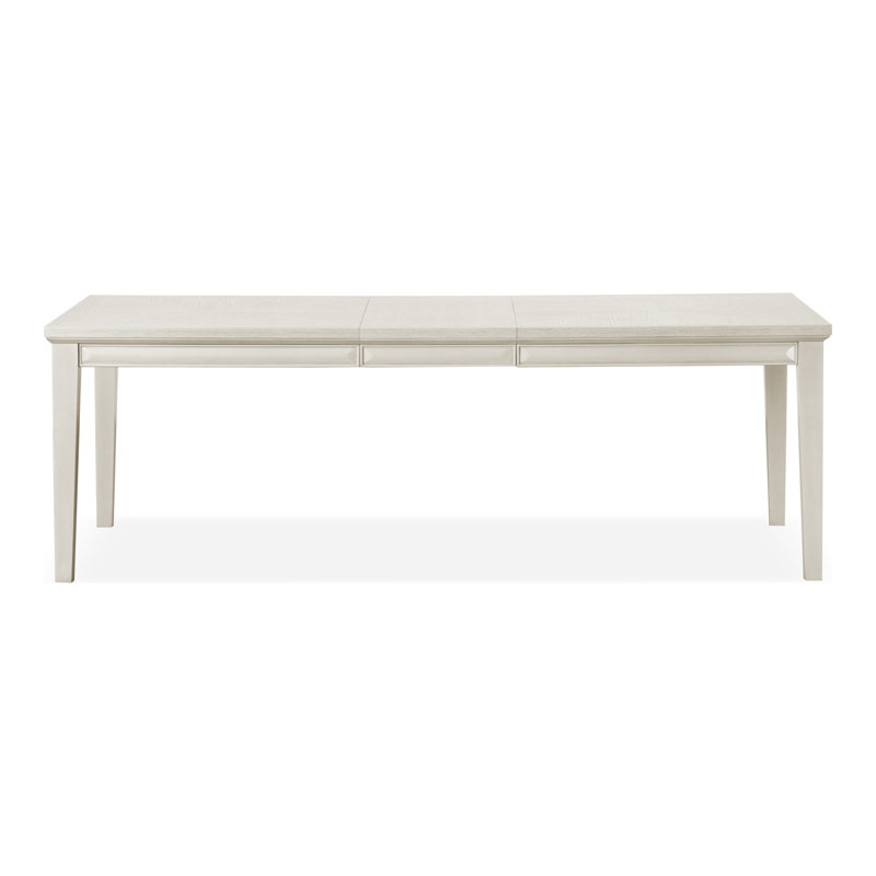 Athlyn Dining Table Set, White, 5 Pieces: Table, 4 Chairs