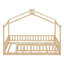 Structure de lit simple en bois avec clôture pour enfants et adolescents, parfaite pour jouer et dormir-456351839-456351833