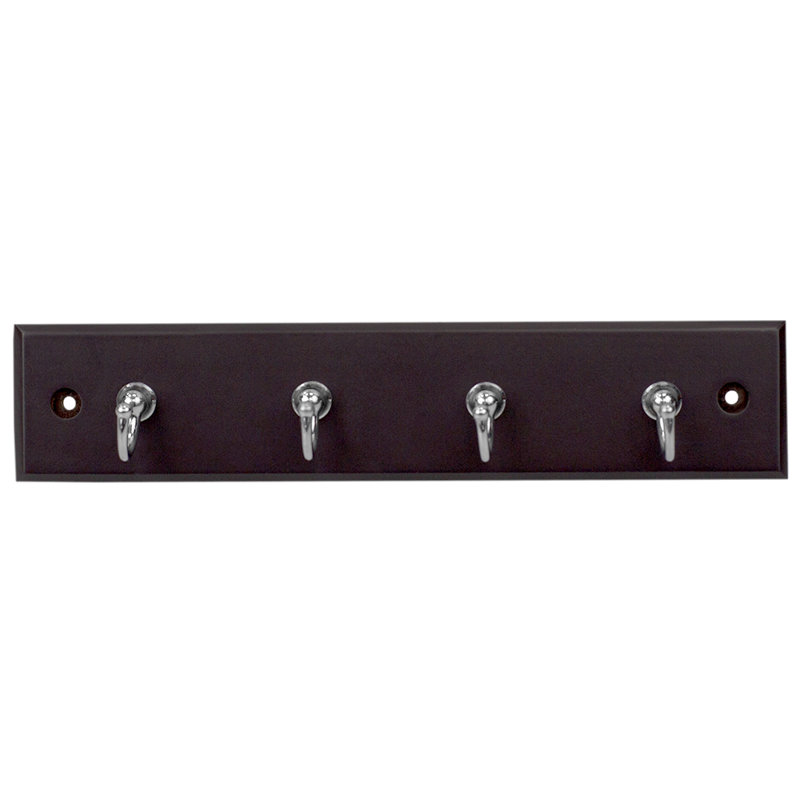 Wall Organizer with Key Hooks, Cherry