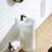 Solid Surface Pedestal Bathroom Sink Basin 66S-08