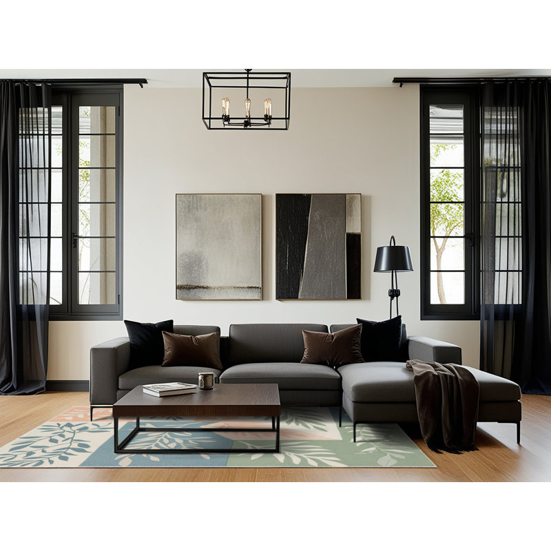 Tapis Frosted, Rectangulaire 3 pi x 5 pi