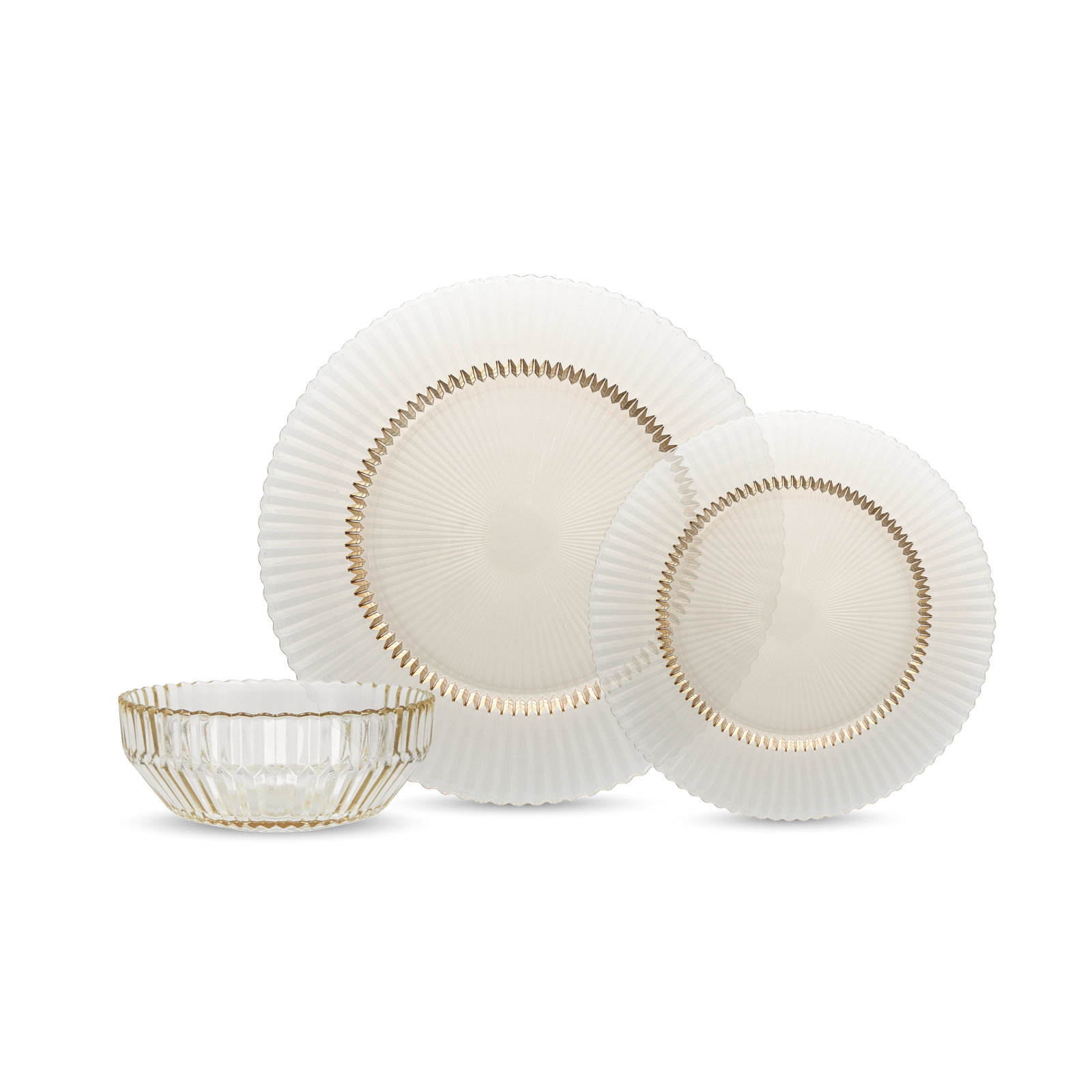 Archie Dinnerware Set - Service for 4, Ginger