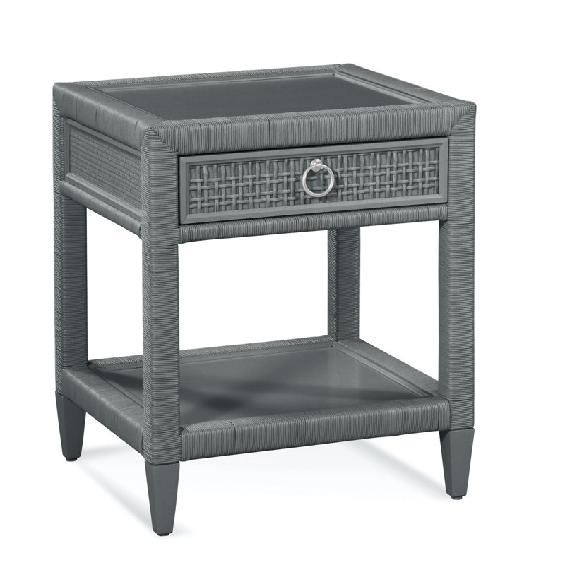 Monterey Nightstand, Nickel, No, Satin Nickel