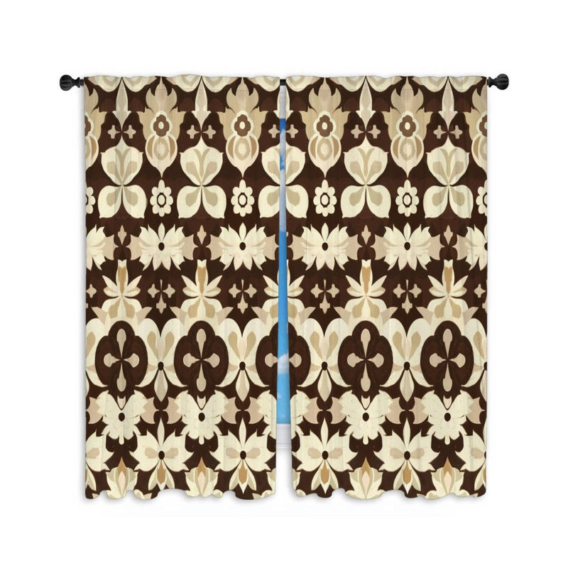 Paire de rideaux obscurcissant Makylah, L 56 po x L 80 po