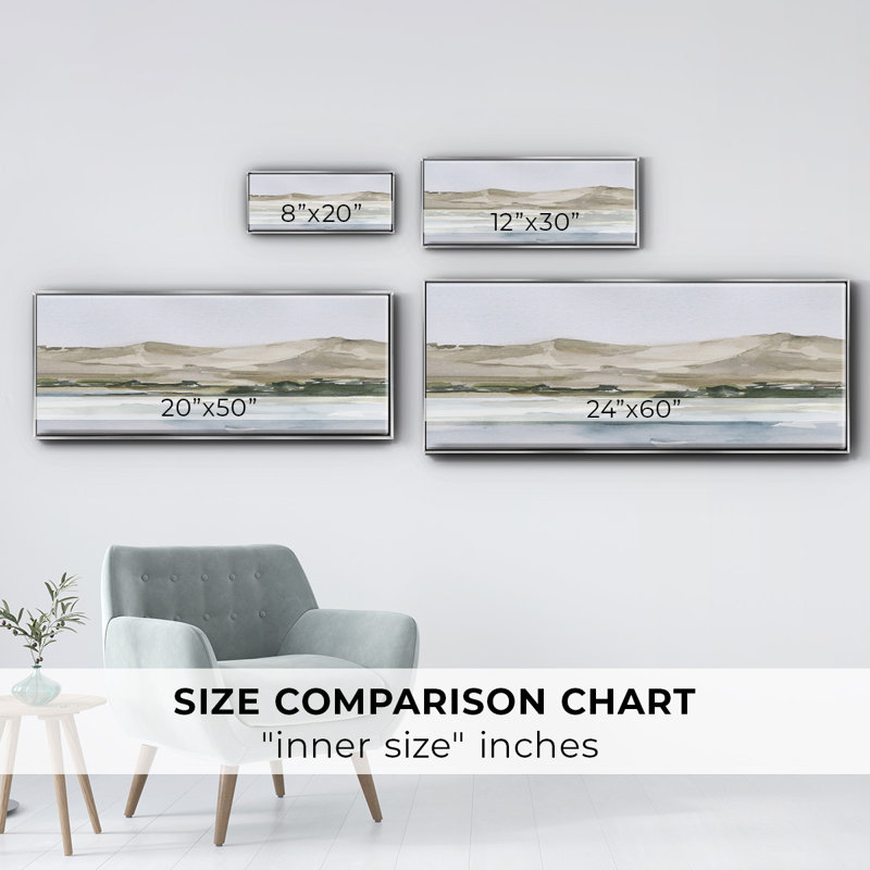 Desert Mountains II - toile encadrée