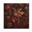 Red Falling Maple Leaves II - Impression sur bois de feuilles - sur bois de pin naturel-2005726376