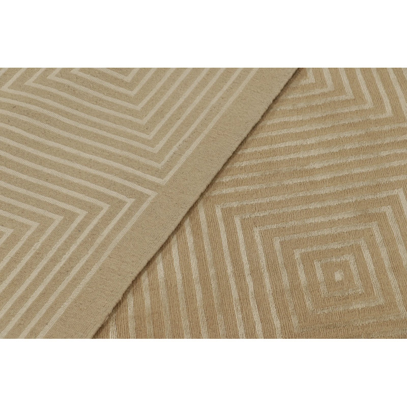 Handmade Silk and Wool Area Rug