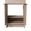 Meuble-lavabo autoportant avec lavabo en résine blanche-1317954376