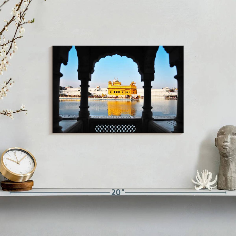 Ravi Sikh Golden Temple, 8" H x 12" W