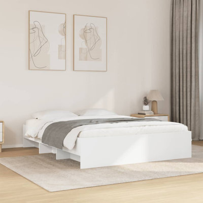 Vidaxl Bed Frame Without Mattress Engineered Wood