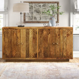 Brough 72" Wide Mango Wood Sideboard