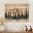 Timber And Peaks Mountain Simplicity In Winter I - Landscape Mountains Wood Print-1525594861