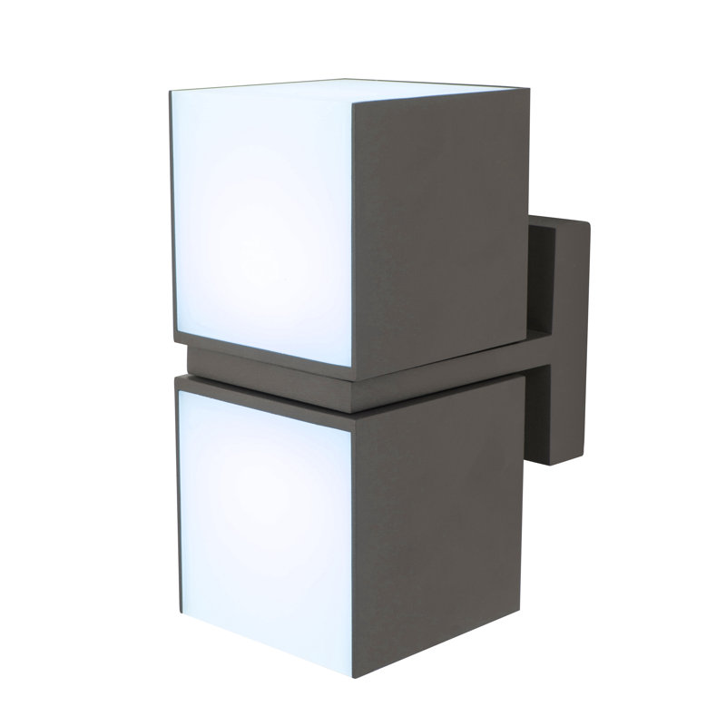 Maaseiah 21.3cm H Integrated LED Outdoor Armed Sconce