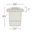 Hardy Island Low Voltage Hardwired Well Light