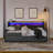 Tyvessa Contemporary Upholstered Sofa Bed with RGB LED Lights, Wireless Charging Headboard, Adjustable Storage Headboard & Dual Drawers-129598187