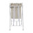 Metal Rolling Laundry Hamper