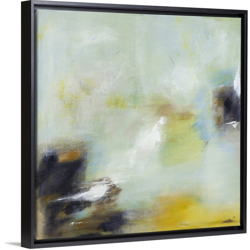 « néerlandais master », peinture sur toile, H 21,7 po x l 21,7 po x P 1,75 po, Cadre flottant noir