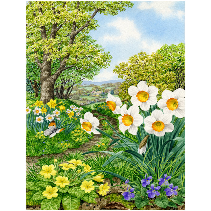 Double Sided Polyester Garden Flag, 28" H x 40" W
