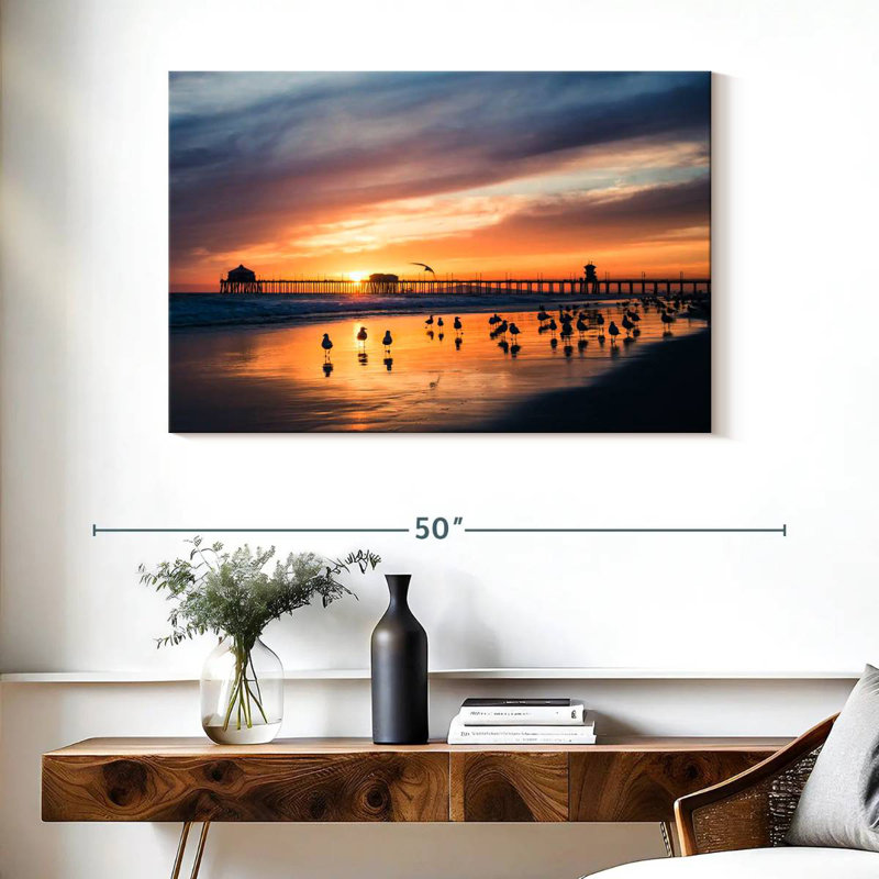 Gillard Huntington Beach Seagulls, H 26 po x l 39 po