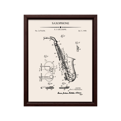 Plan du saxophone