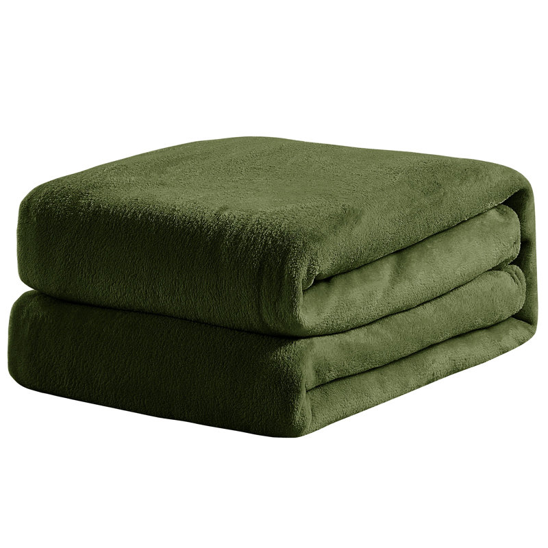 Couverture moelleuse, Très grand, Vert cèdre