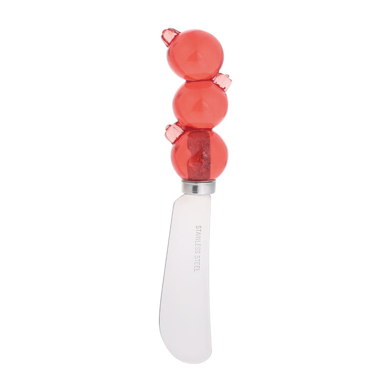 Ornaments Transparent Polyresin Cheese Spreader, S4