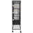 Multi-Level Iron Flat Flight Cage with Wheels