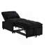 Canapé-lit simple multifonctionnel 4 en 1 avec poches de rangement, conception escamotable capitonnée, dossier et coussins réglables, méridienne convertible-887390601