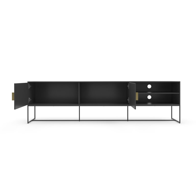 Armillia Unfinished TV Stand, Grey