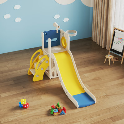 Indoor/Outdoor Toddler Climber and Slide Playset
