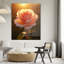 Art mural en verre trempé pêche rose-1955175654