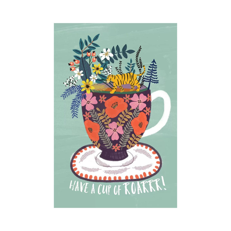 Tea by Mia Charro - Wrapped Canvas Gallery-Wrapped Canvas Giclée, 152.5 cm H x 101.5 cm W