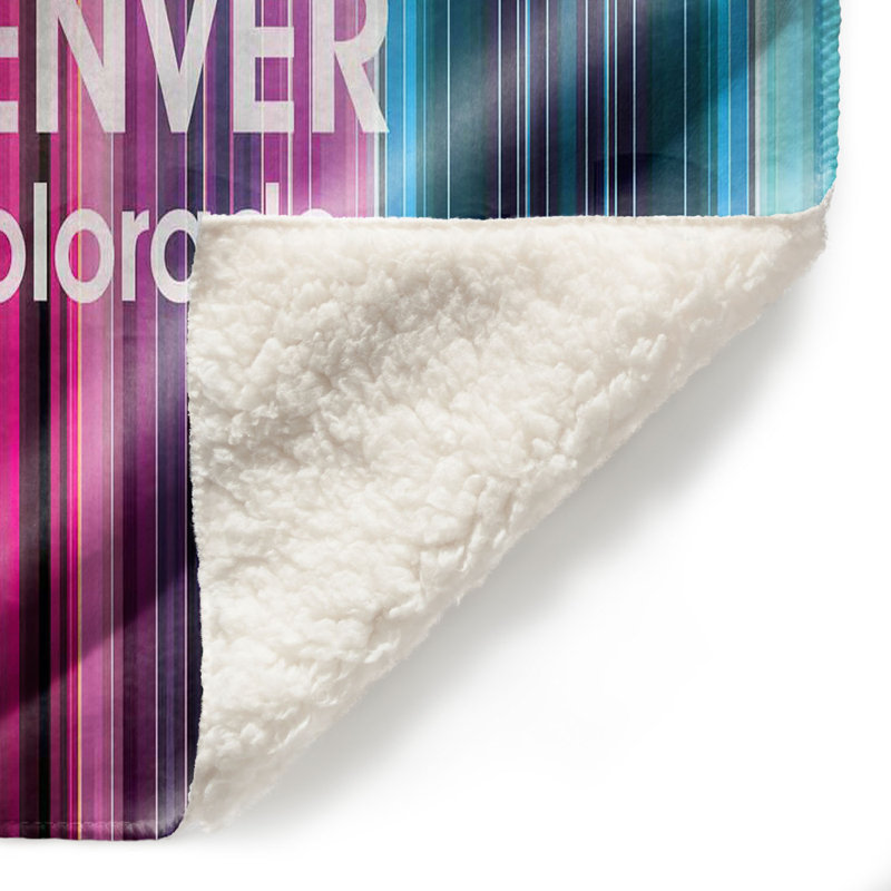 Couverture sherpa doux , 51 po x 60 po