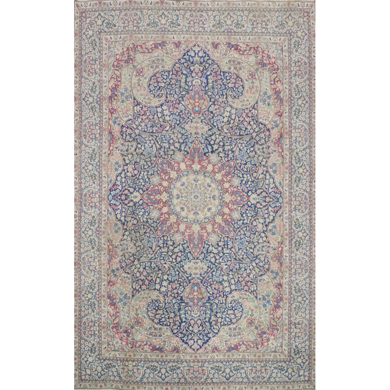 Tapis bleu 8 x 11