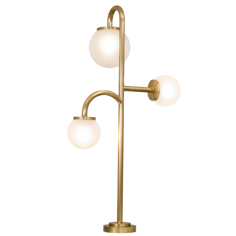 42" High Bola 3 Light Bar Top Lamp