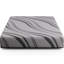 Dossier simple pour lit simple gris avec mousse de gel haute densité et tissu performant pour une mémoire de nuit relaxante avec gel réactif, noyau, fermeté moyenne, couche de confort, tissu anti-chaleur