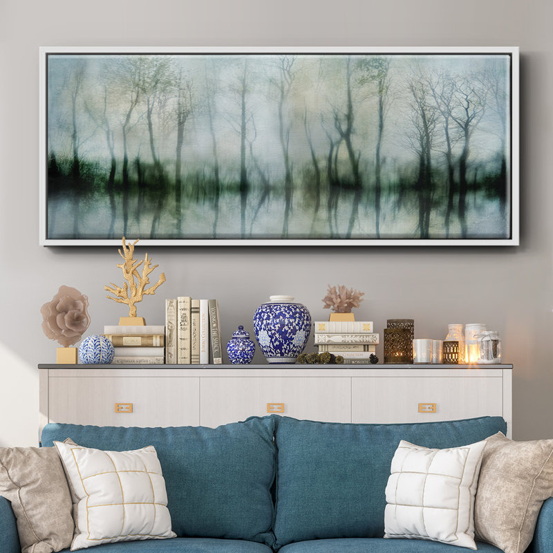Mirrored Pond- Framed Canvas