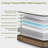 12'' Medium Plush Hybrid Mattress With Leaf Pattern Top – Gel Memory Foam & Pocket Coils-1689114002