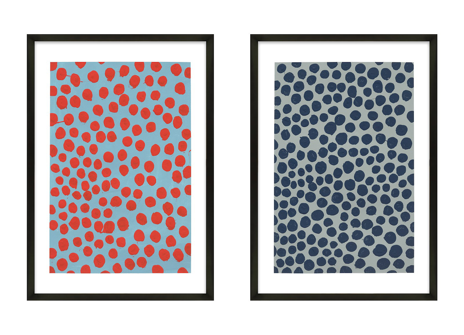 Affinity 2 by Michela Sorrentino, Black, 50" H x 35" W x 1.25" D