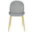 Fauteuil d'appoint en velours-1015743380