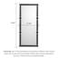 Miroir pleine grandeur de style américain à fixation murale-118013383
