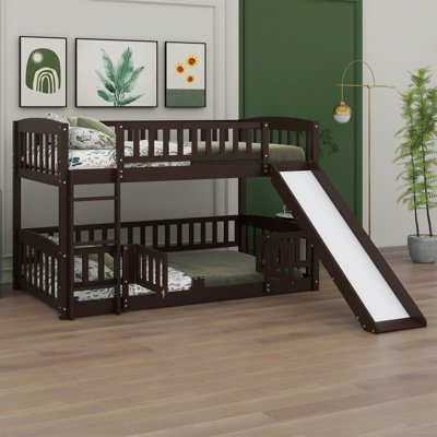 Jaynah Kids Twin Over Twin Bunk Bed by Harriet Bee