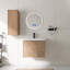 Ensemble de meuble-lavabo mural 24 po avec lavabo en résine et armoire murale-1868560738